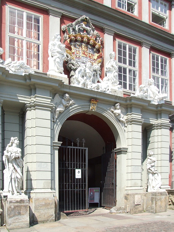 Portal des Schlosses in Wolfenb&uuml;ttel