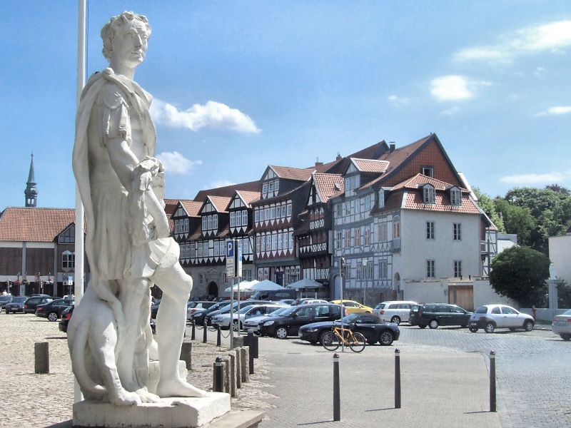 Umgebung des Schlosses in Wolfenb&uuml;ttel