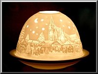 Elfenbeinfarbiges Teelicht