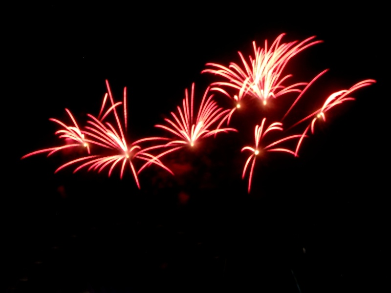 Feuerwerk beim Sch&uuml;tzenfest in Goslar
