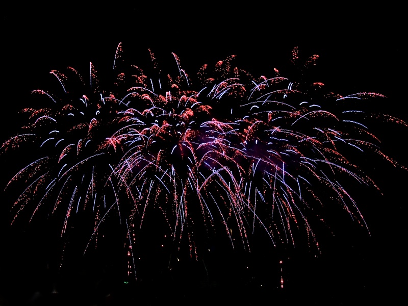 Feuerwerk beim Sch&uuml;tzenfest in Goslar