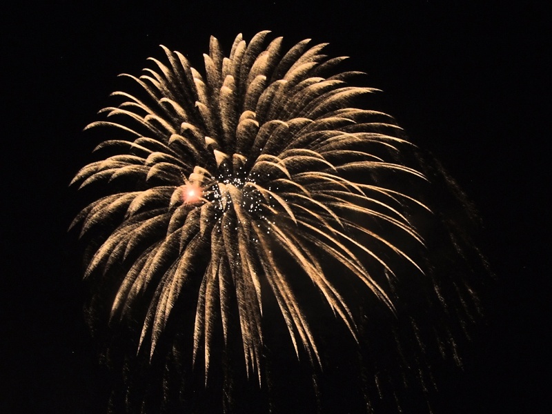 Feuerwerk beim Sch&uuml;tzenfest in Goslar