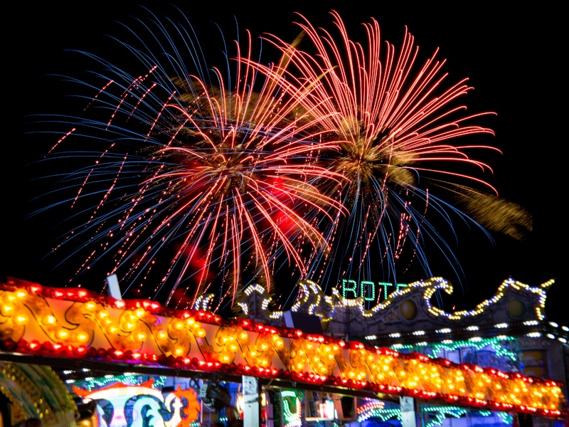 Sch&uuml;tzenfest mit Feuerwerk in Goslar